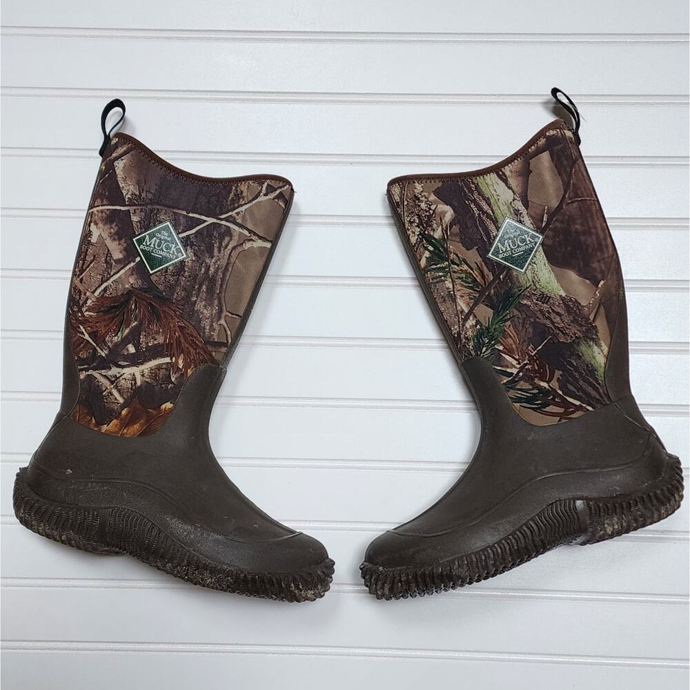 The Original Muck Boot Company Kids Hale Realtree Edge Camo Boots Size 5